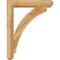 Ekena Millwork Thorton Craftsman Rough Sawn Bracket w/ Offset Brace, Western Red Cedar, 6"W x 28"D x 36"H BKT0604X28X36THR04RWR - alternate 4